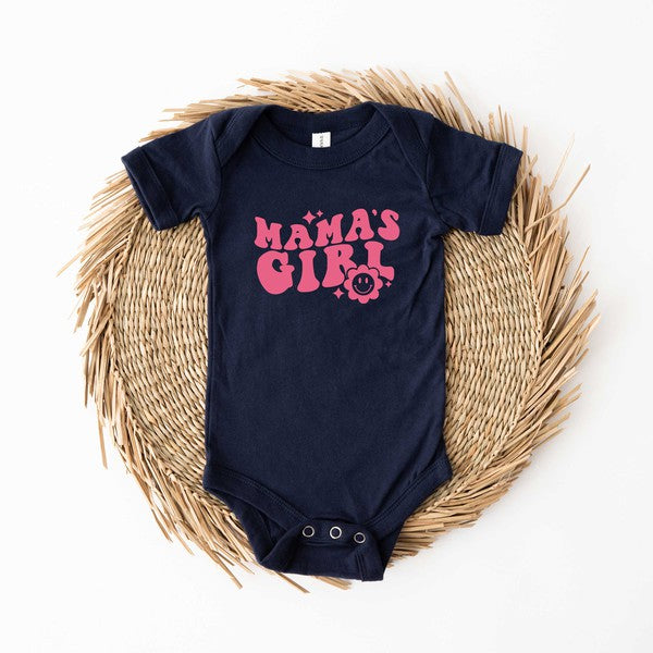 Mama's Girl Flower Baby Onesie